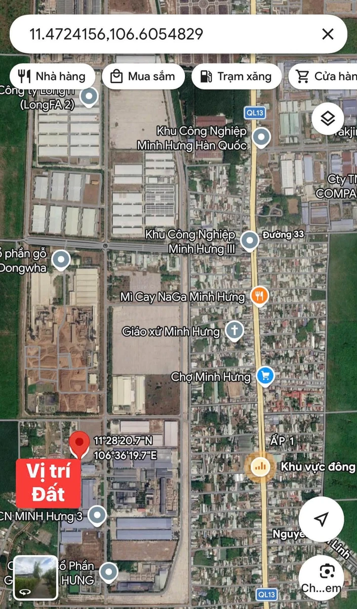 Bán đất xây nhà trọ 50m² Vành Đai KCN Minh Hưng 3, 739 triệu - Ảnh thu nhỏ 2