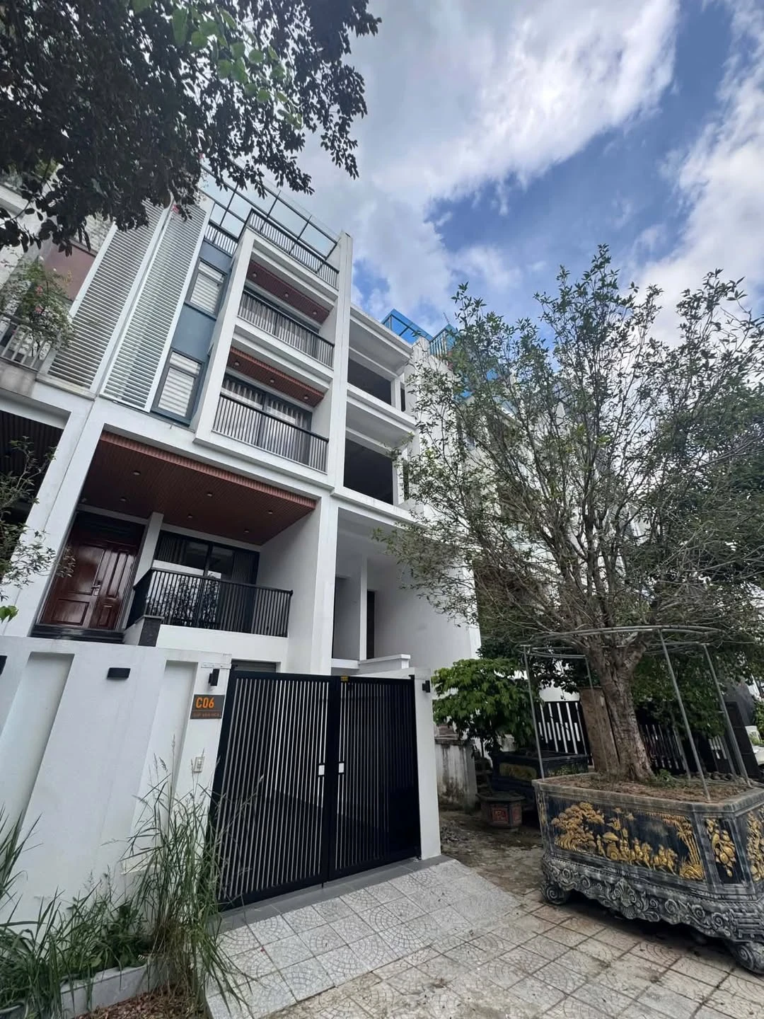 Bán nhà 5 tầng xây thô 100m² mặt tiền 5m KĐT Tin Học Q12 - Ảnh 1