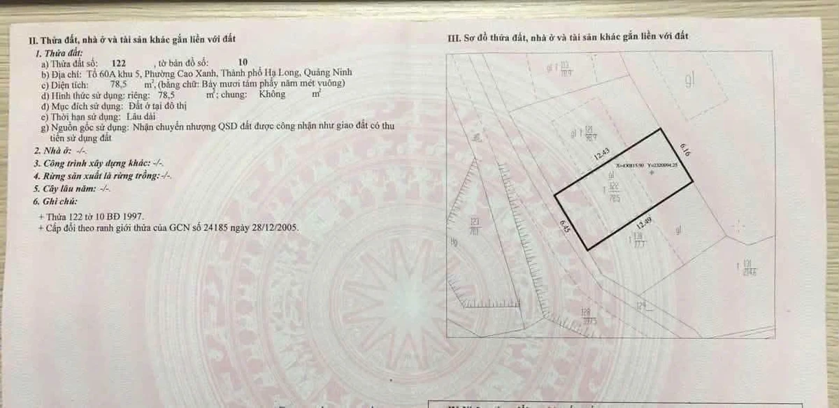 Bán đất dân gần Cây Xăng Cao Xanh 78.5m2, 3 tỷ - Ảnh thu nhỏ 2