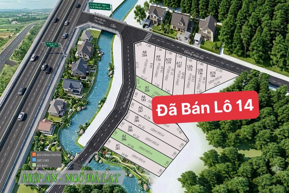 Bán đất An Lâm Villas Định An 100m² 1 tỷ 760 triệu - Ảnh thu nhỏ 2