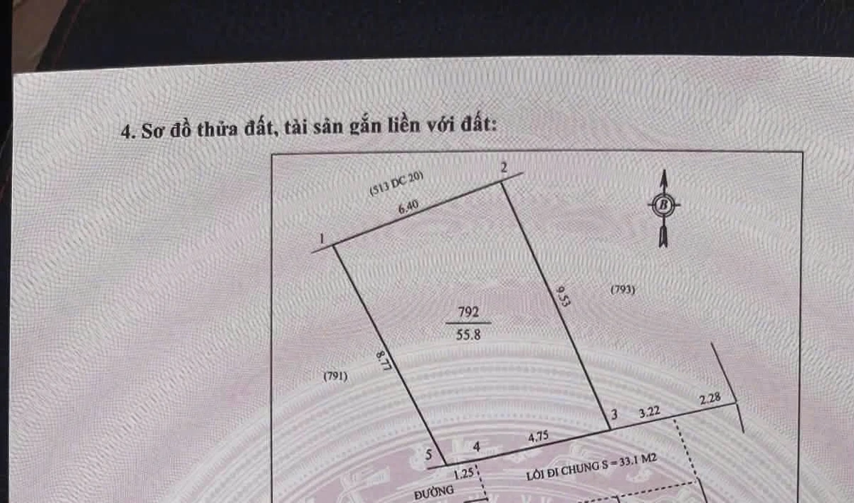 Bán đất Xóm 2 Nghi Kim 55m² giá 1 tỷ 50 - Ảnh thu nhỏ 5