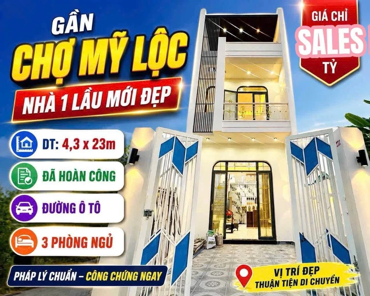 Bán nhà mặt tiền Ấp Lộc Hậu 100m2 2.2 tỷ