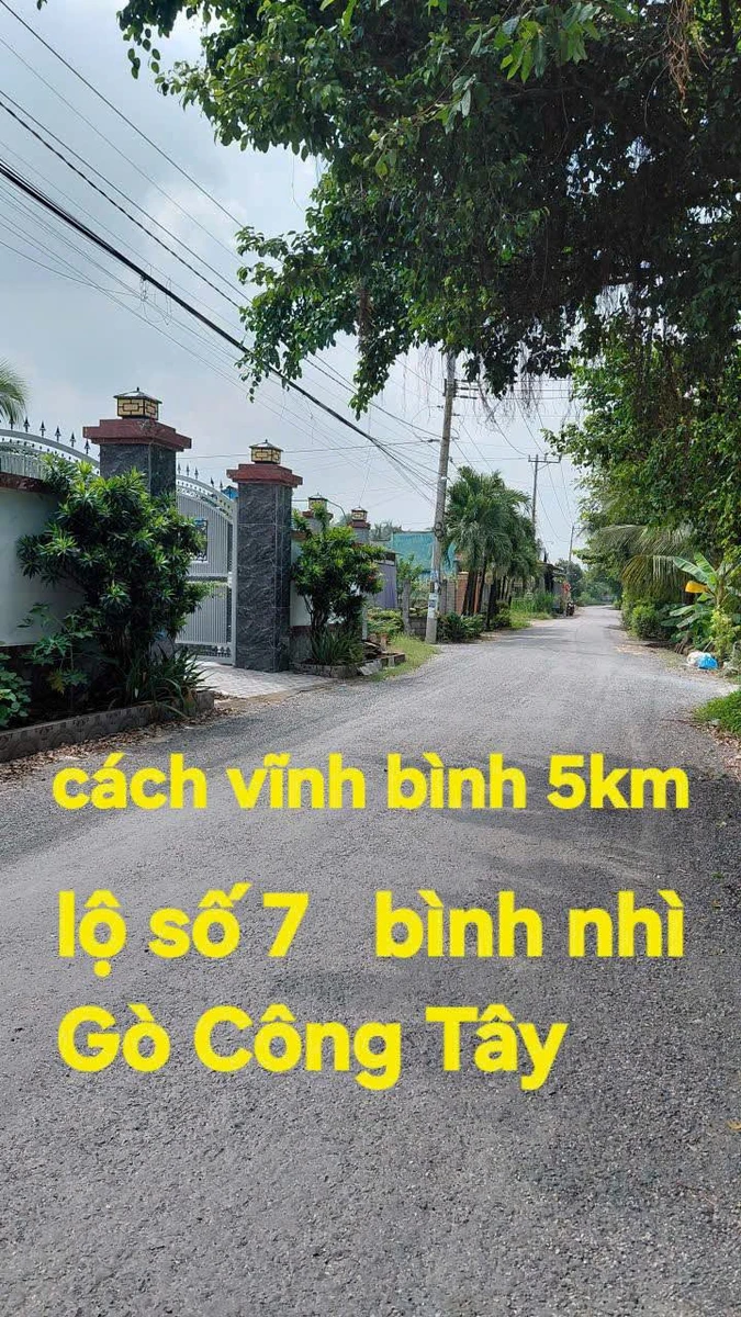 Bán nhà mặt tiền 689m² Vĩnh Bình, Tiền Giang, 3,2 tỷ - Ảnh thu nhỏ 2