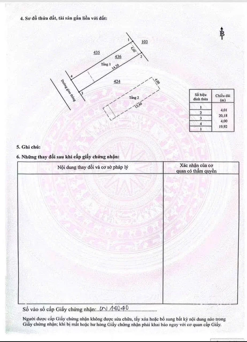 Nhà phố 4PN, 130m², sổ hồng, Biên Hòa giá 650 triệu - Ảnh thu nhỏ 2