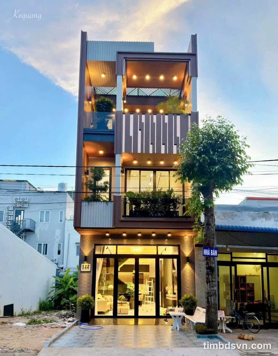Nhà 3 tầng mới xây 240m2, 4PN, 6 tỷ 680, Hồng Loan - Ảnh 1