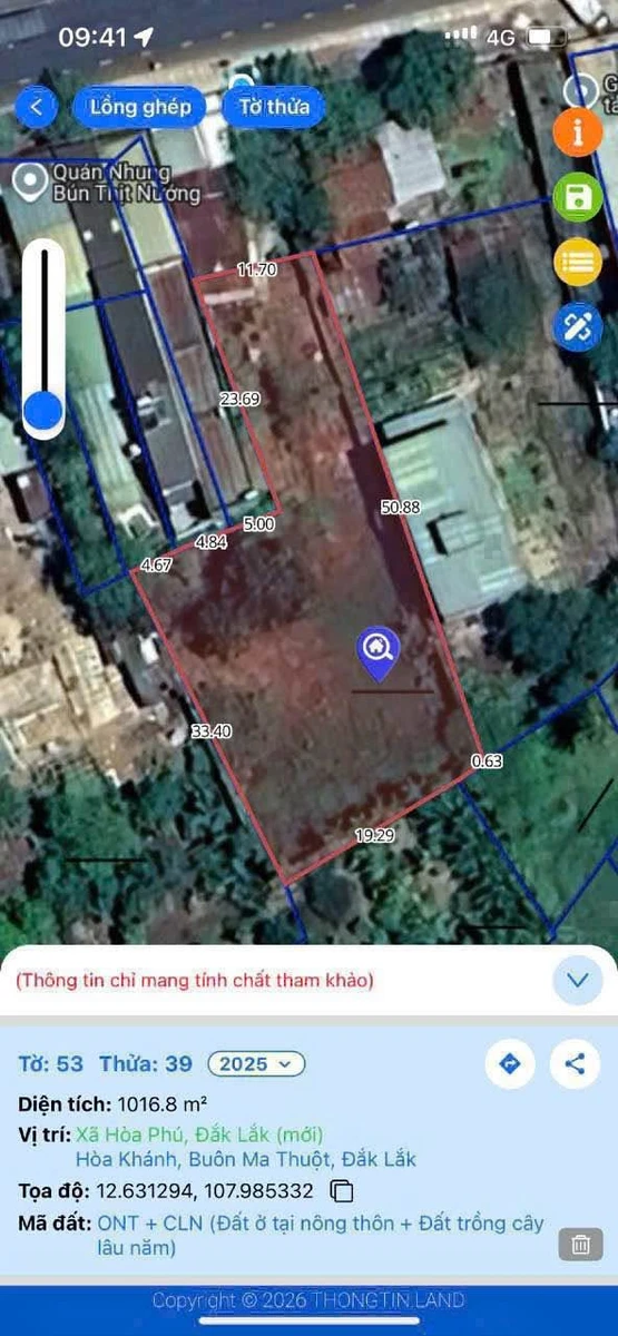 Bán đất mặt tiền Quốc lộ 14 Đắk Lắk, 400m², 9 tỷ 900 triệu - Ảnh thu nhỏ 2