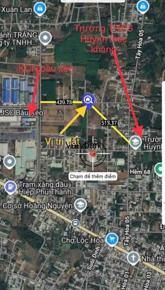 Bán đất hai mặt tiền 151m² Trảng Bom, Đồng Nai - Ảnh thu nhỏ 2