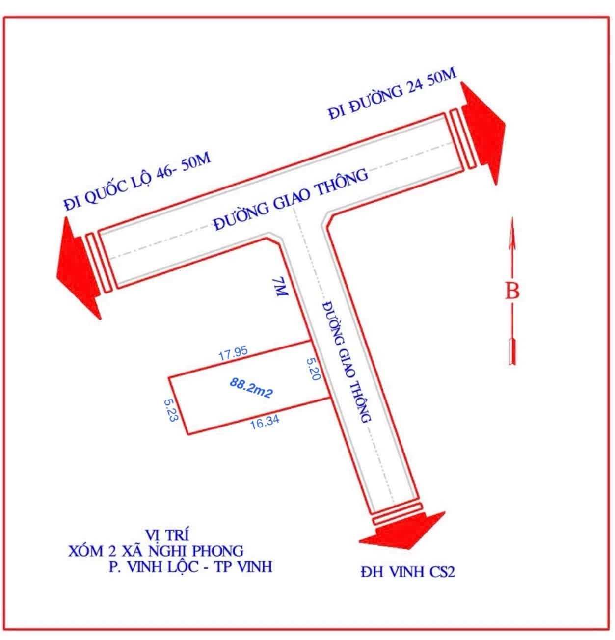 Bán đất 88m² Vinh Lộc 1.6 tỷ - Ảnh 1