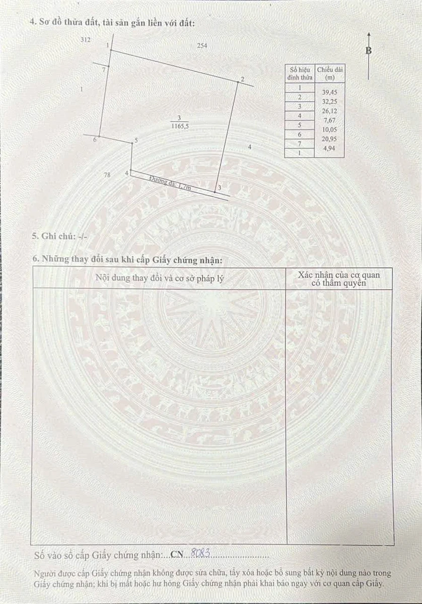 Bán đất lúa 1.166m² giá 750 triệu tại Phước Tân Hưng, Châu Thành, Long An - Ảnh thu nhỏ 3