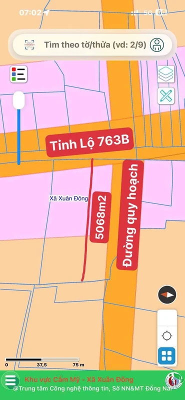 Bán đất 5068m2 có 100m2 thổ cư tại Đồng Nai, giá 6,5 tỷ