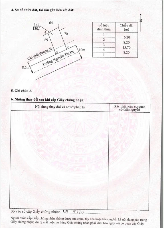 Bán nhà trệt lửng 130m2 mặt tiền Nguyễn Thị Bẹ Cần Giuộc