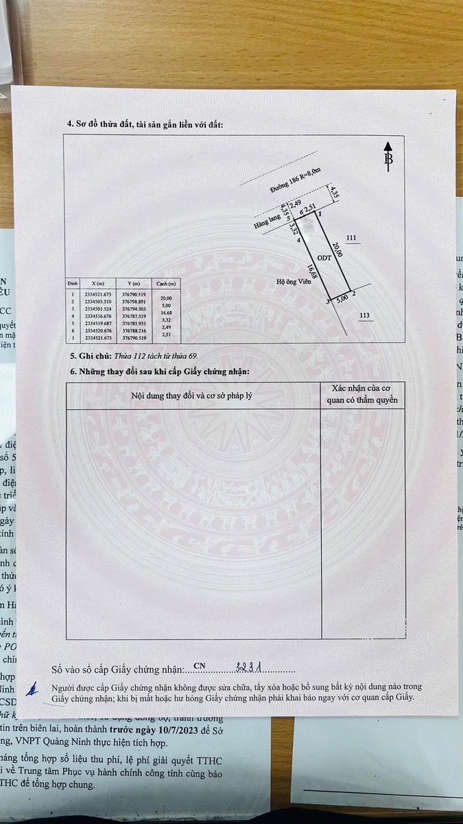 Bán đất ở đô thị 99,9 m² Tràng An Đông Triều - Ảnh thu nhỏ 2