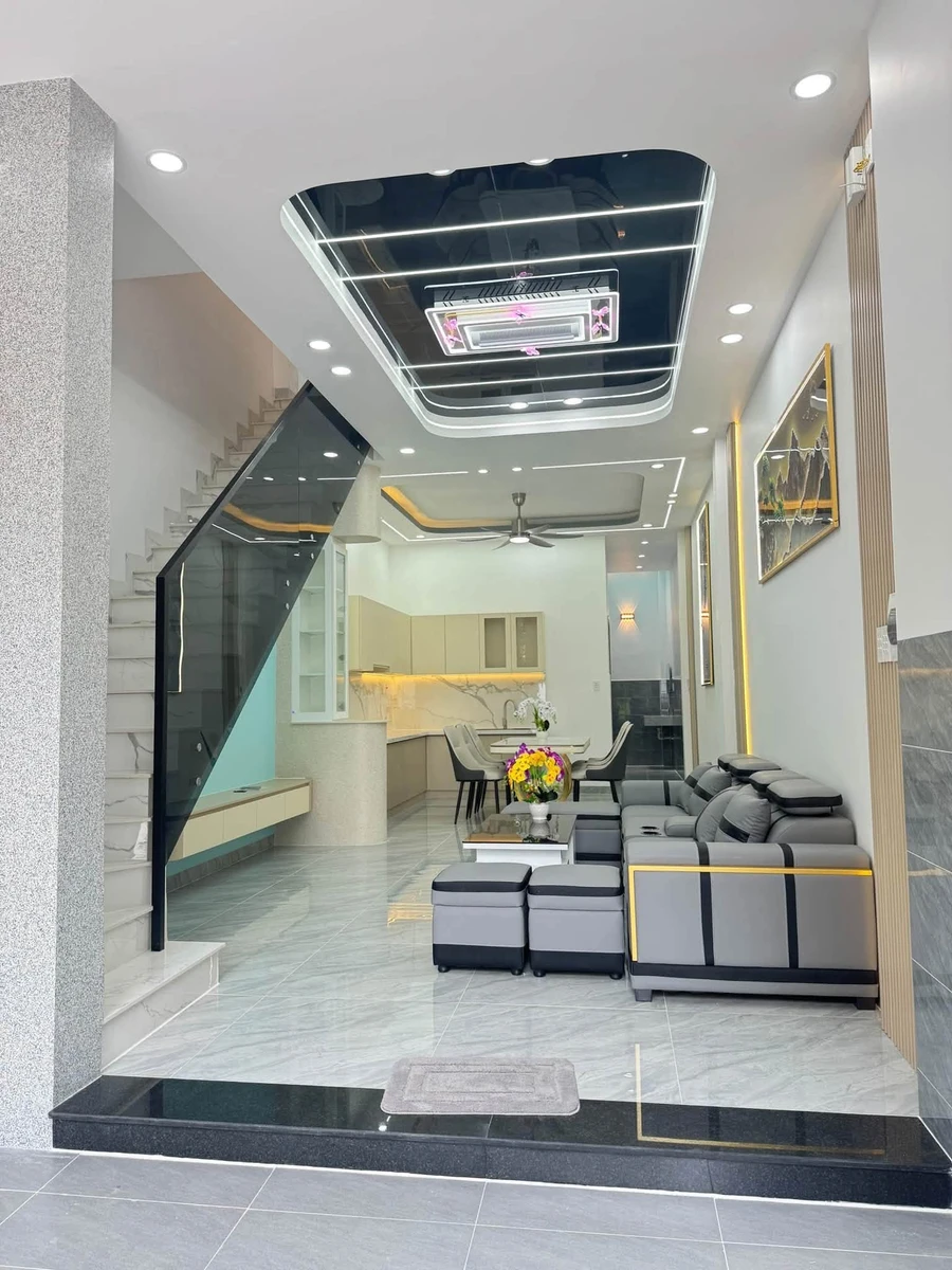 Bán nhà 1 trệt 1 lầu 61,5m² khu đô thị Cát Tường Phú Sinh giáp Hóc Môn giá 2,3 tỷ - Ảnh thu nhỏ 4