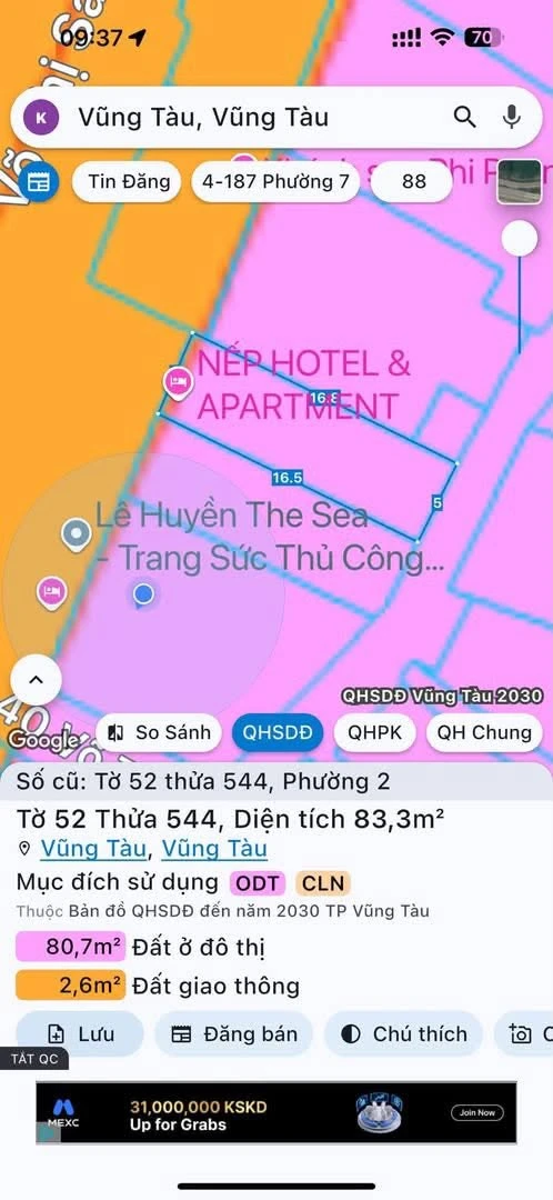 Bán đất 2 mặt tiền 84m² Võ Thị Sáu, Vũng Tàu - Ảnh thu nhỏ 4