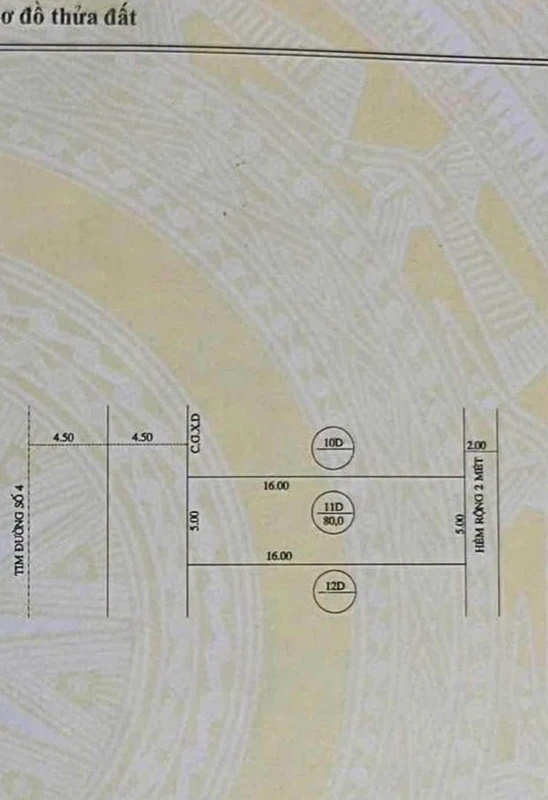 Bán đất mặt tiền Hà Huy Giáp 80m² 3 tỷ 790 Quy Nhơn