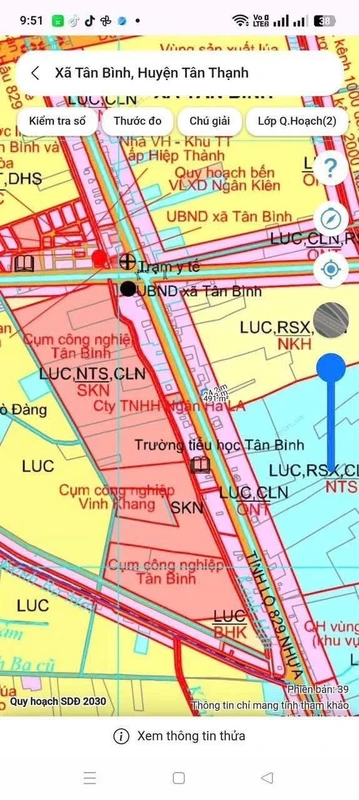 Bán 19 công đất xã Tân Thạnh Tây Ninh, 3,8 tỷ
