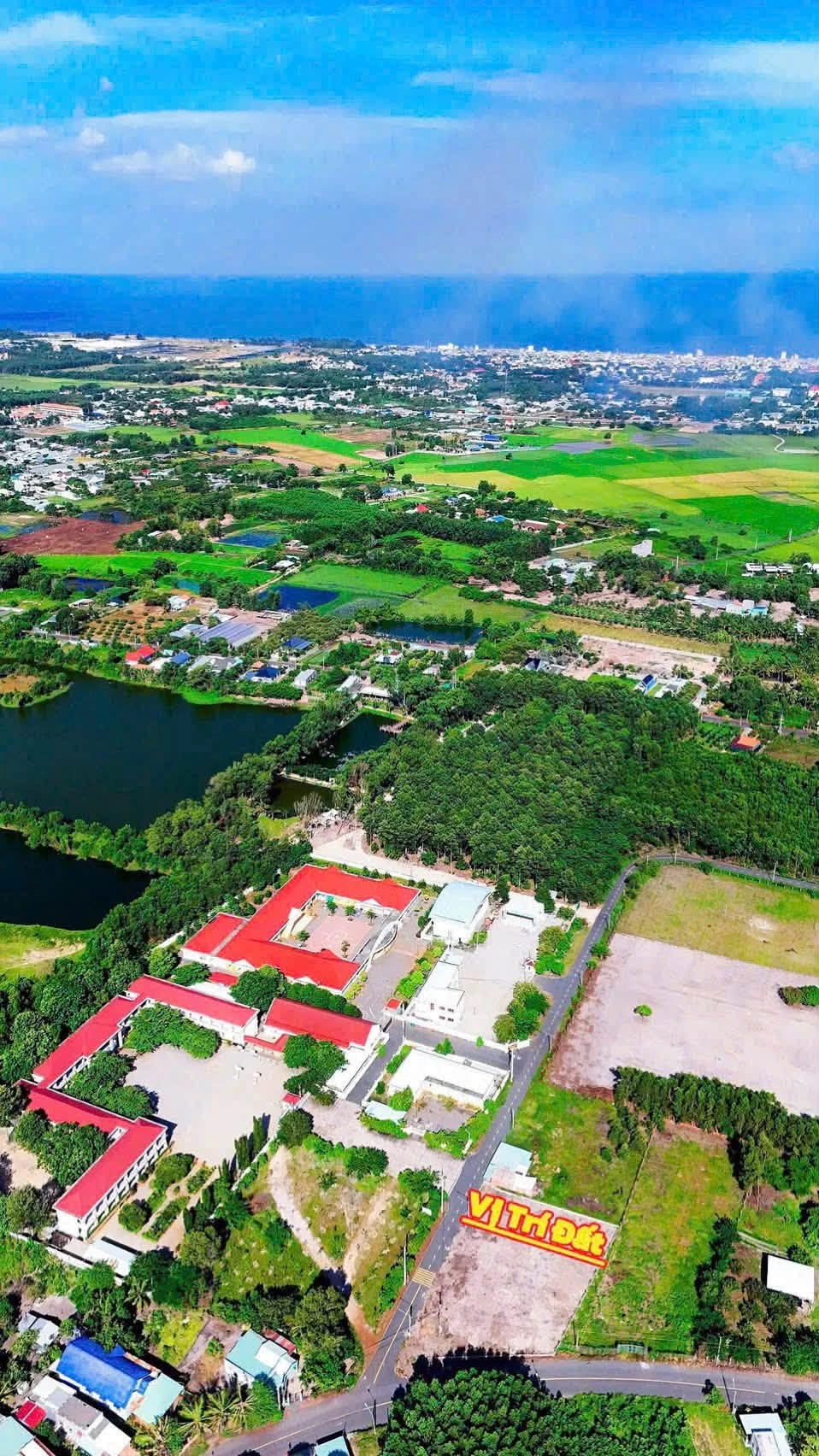 Bán đất mặt tiền đường nhựa 8m, 332m2 đối diện trường học tại Phước Hải, giá 2,9 tỷ - Ảnh 1