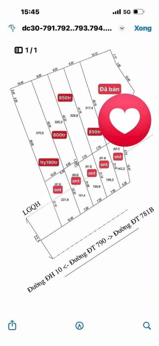 Bán đất mặt tiền DT790 Dương Minh Châu, Tây Ninh, giá từ 740 triệu, có sổ - Ảnh 1