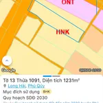 Bán đất mặt tiền Trần Hưng Đạo Phú Quốc 1231m2 - Ảnh thu nhỏ 2