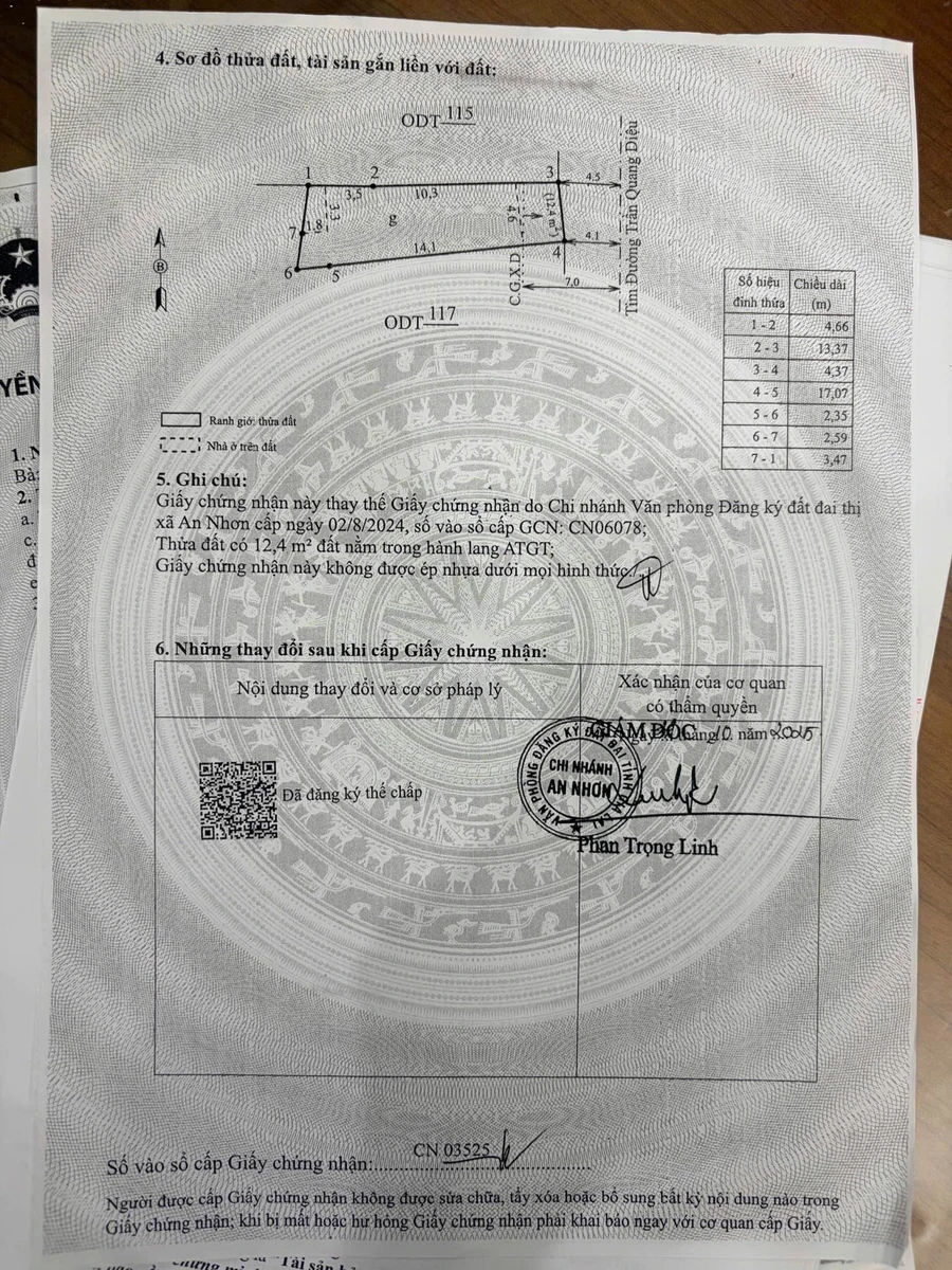 Bán nhà mặt tiền Trần Quang Diệu 95m2, giá 1 tỷ 4 - Ảnh 1