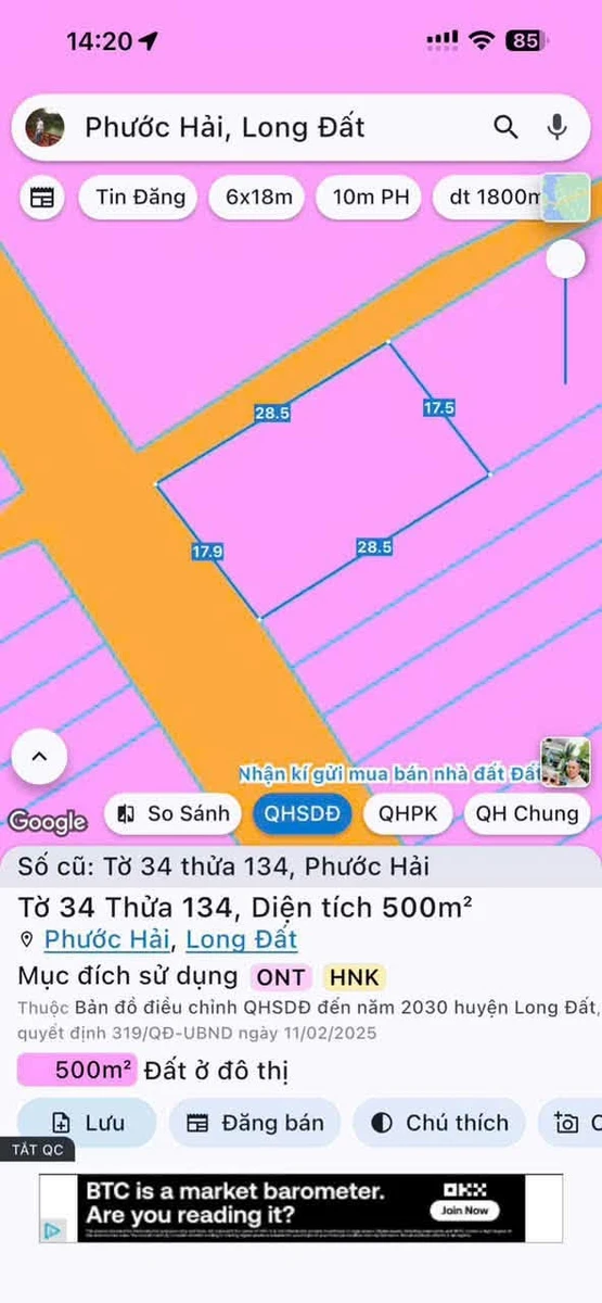 Bán lô góc 500m2 KDC Long Mỹ Phước Hải 3.5 tỷ - Ảnh thu nhỏ 4