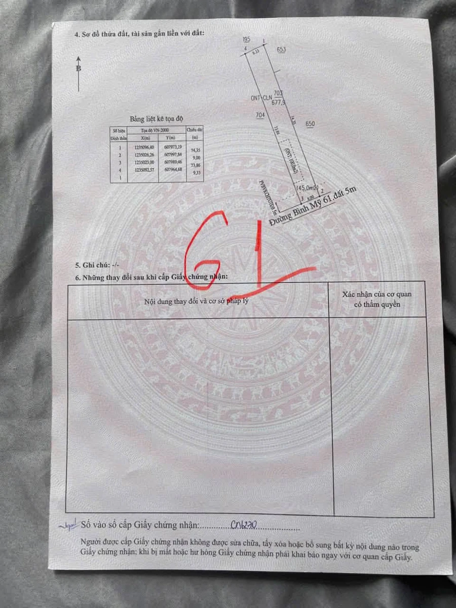 Bán đất Bình Mỹ 74m2, giá 2,7 tỷ - Ảnh thu nhỏ 2