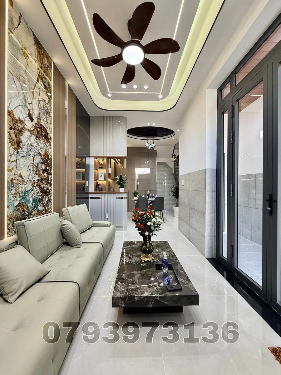 Bán nhà trệt lầu xây mới 80m2 An Bình Cần Thơ - Ảnh thu nhỏ 2