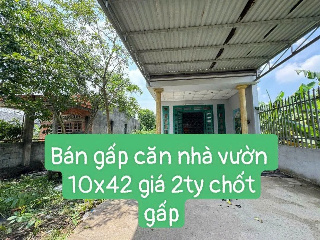 Nhà cấp 4 Đức Hòa Đông, 420m², 2 tỷ - Ảnh thu nhỏ 2