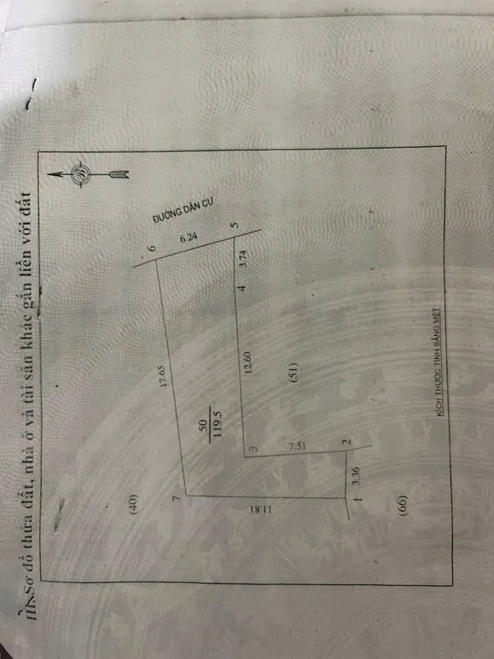 Bán đất kèm nhà cấp 4 119,5m² Trần Nhật Duật Nghệ An - Ảnh 1