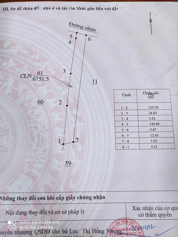 Bán 1 hecta đất Xã Thuận Hà, Bình Dương, 1 tỷ 700 triệu