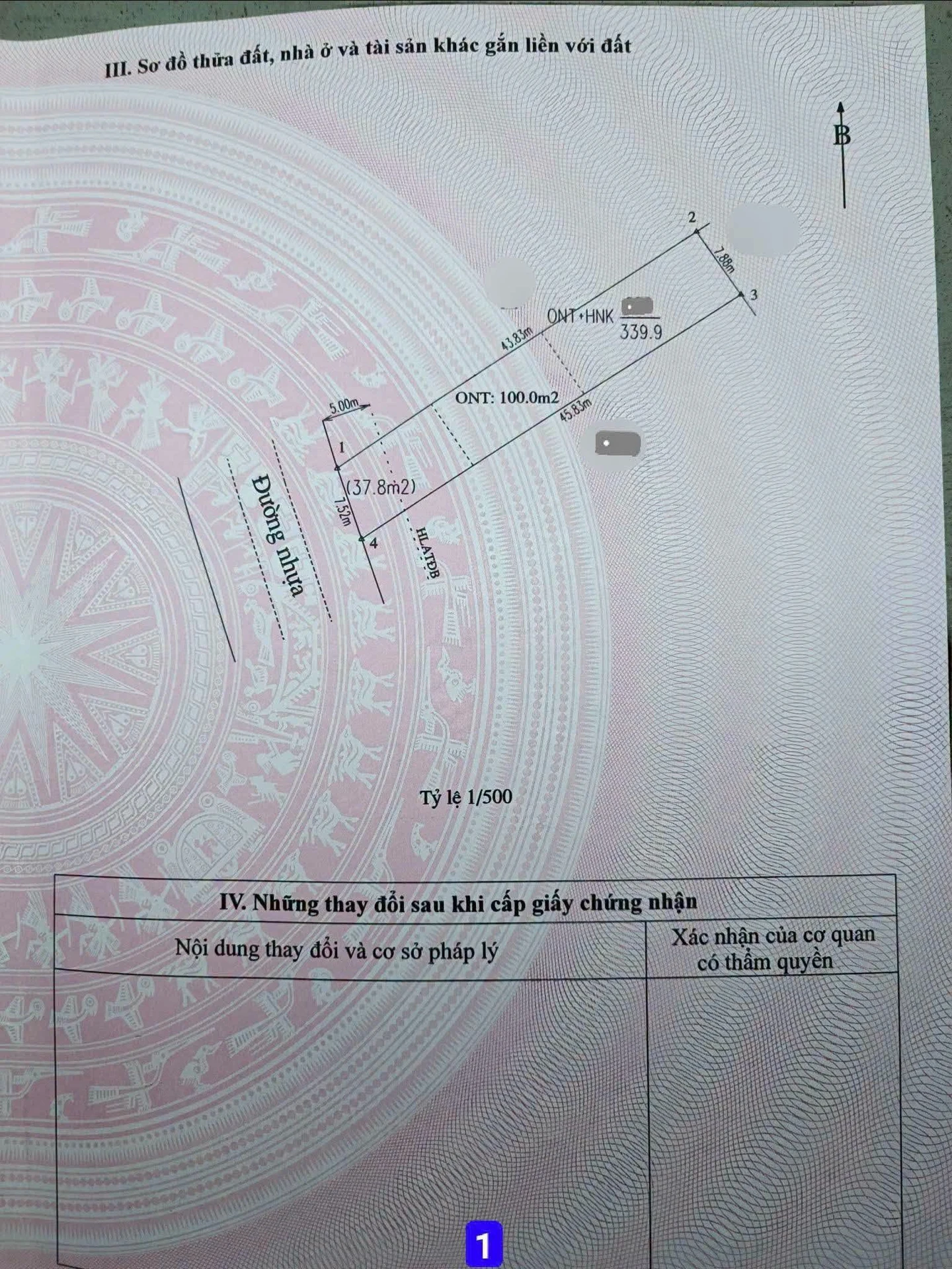 Bán đất vườn 339,9m2 mặt tiền Thạnh Hội 05, phường Tân Khánh (Tân Uyên cũ), giá 4,1 tỷ - Ảnh 1