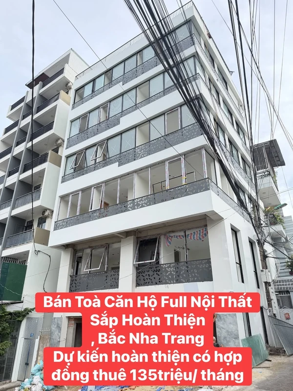 Bán tòa căn hộ dịch vụ 7 tầng 691m² gần biển Hòn Chồng Nha Trang