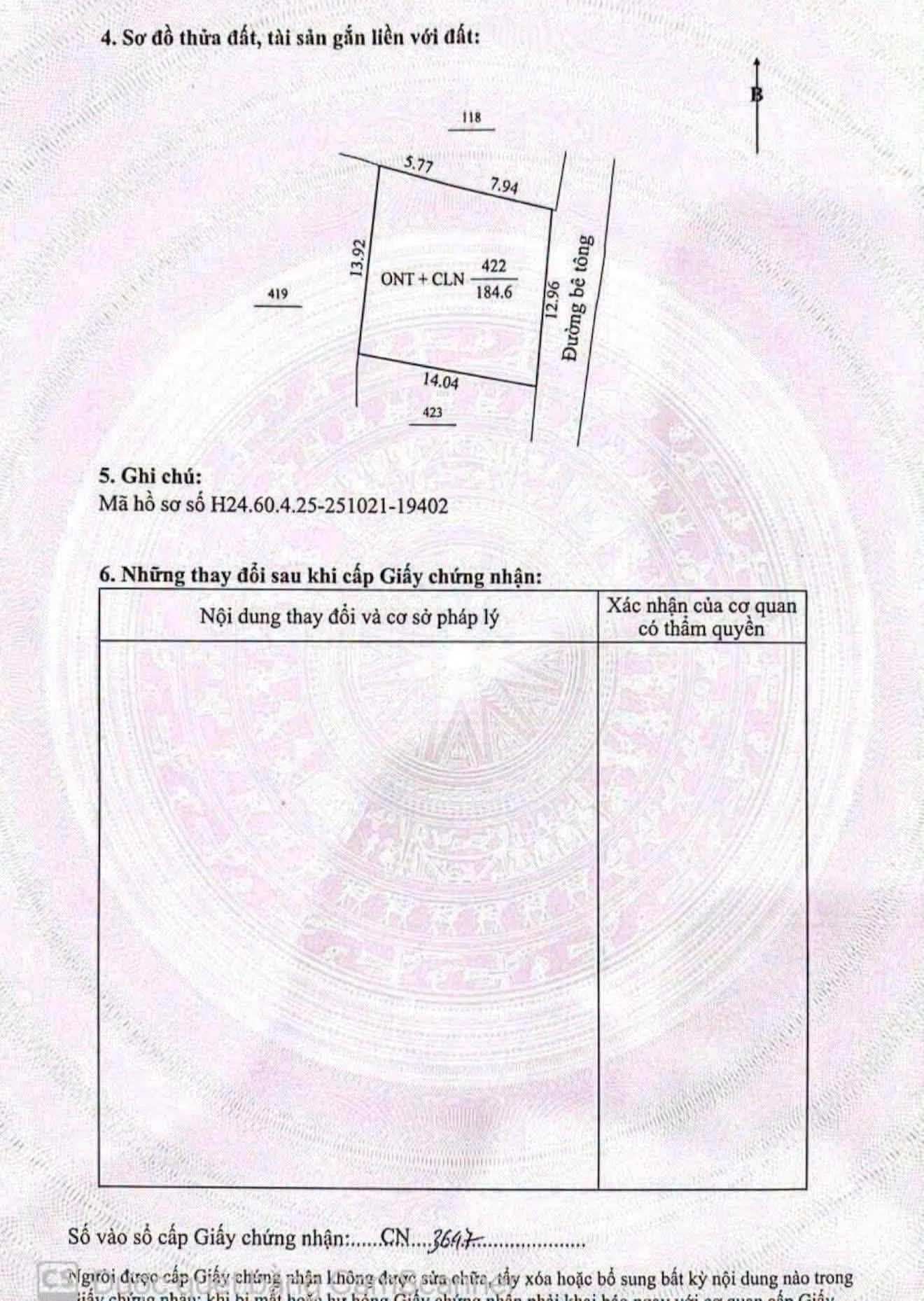 Bán đất Cẩm Lý, An Phú, Hải Phòng 184,6m2 giá 1 tỷ 8 - Ảnh 1