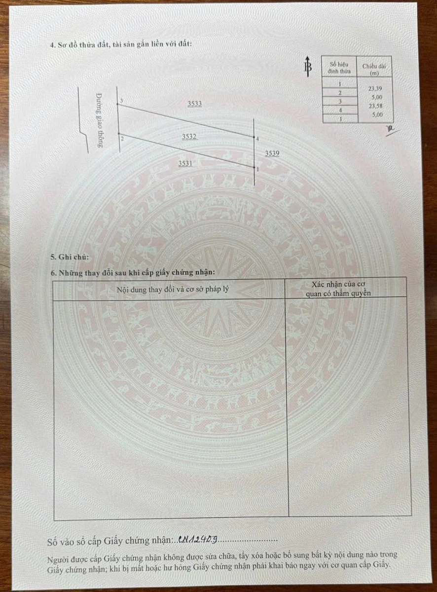 Bán lô đất 115 m² Trảng Bom, Bình Dương - Ảnh thu nhỏ 4