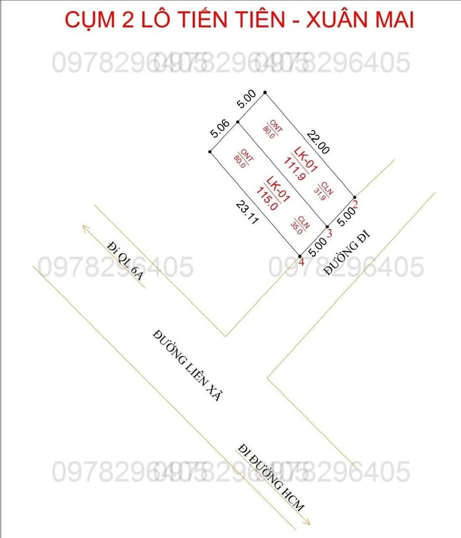 Bán đất 115m² Tân Tiến Chương Mỹ Hà Nội trên 2 tỷ - Ảnh thu nhỏ 3