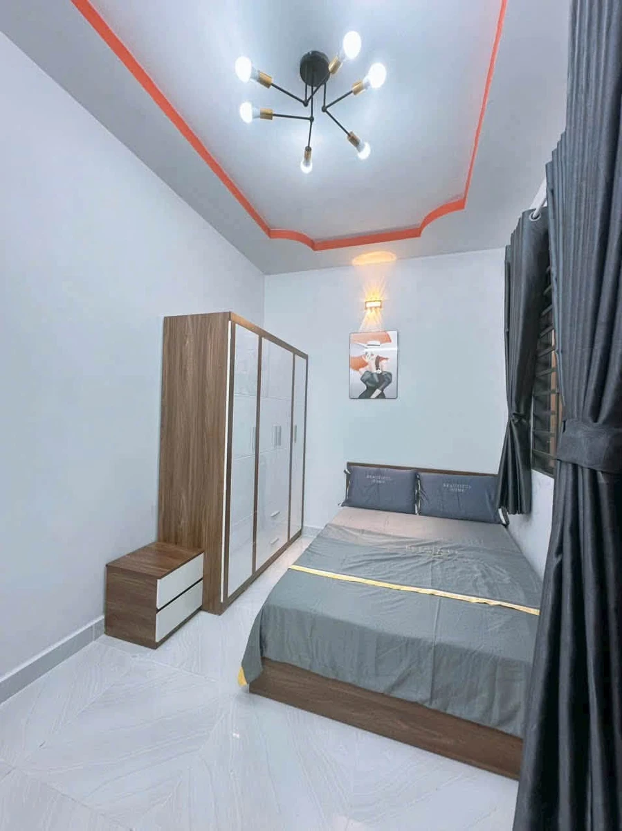 Bán nhà 1 trệt 1 lầu 36m2, 2PN 2WC, nội thất đầy đủ gần chợ Cần Giuộc - Ảnh thu nhỏ 5