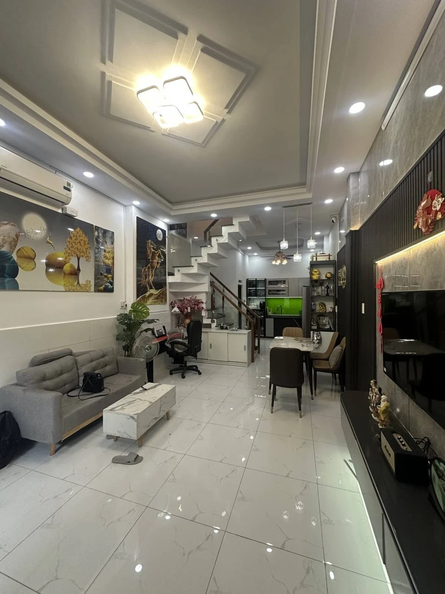 Nhà 3 tầng mới 44m² Liên Khu 2-5 giá 4.9 tỷ - Ảnh 1