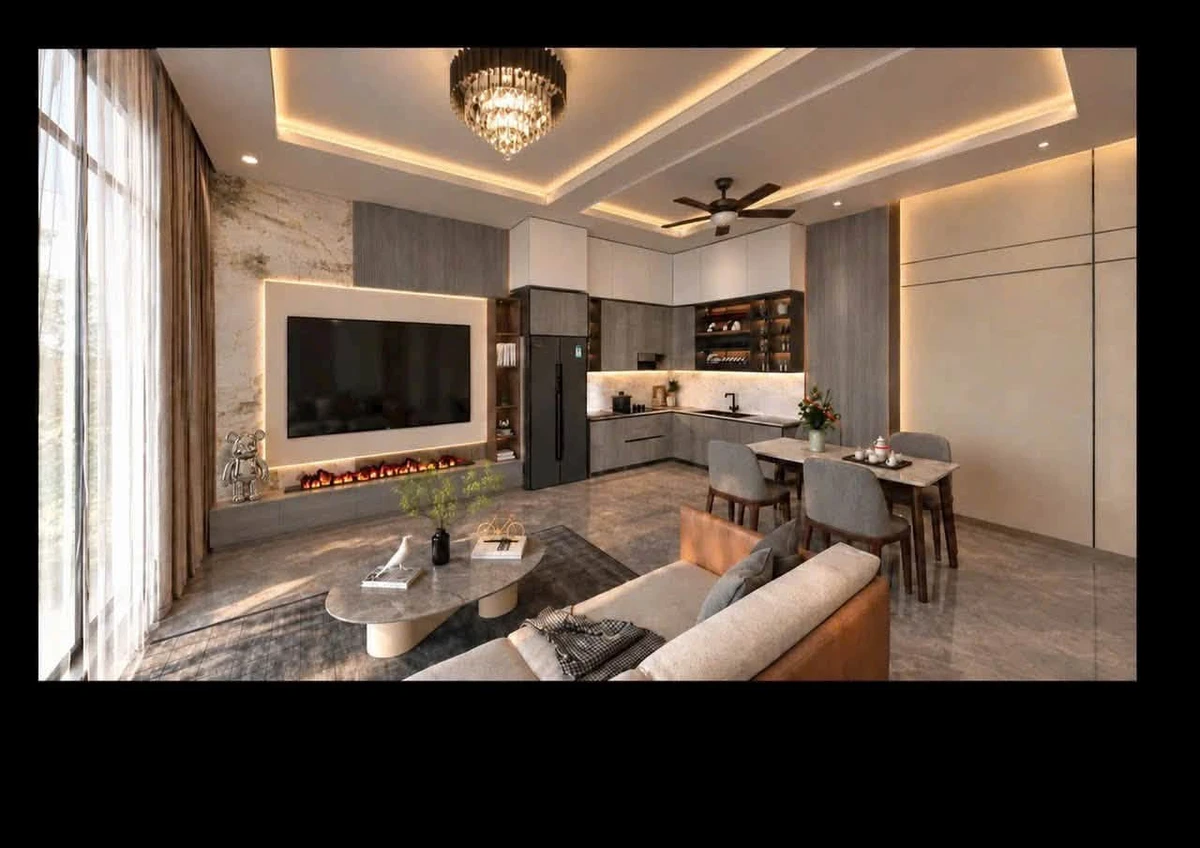 Bán nhà phố 3PN 60m² Bình Dương, 3 tỷ 950 triệu - Ảnh thu nhỏ 3