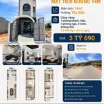 Bán nhà 74m2 3PN 3WC sổ hồng, khu tái định cư sau Viện Sốt Rét, Quy Nhơn Bắc - Ảnh thu nhỏ 1