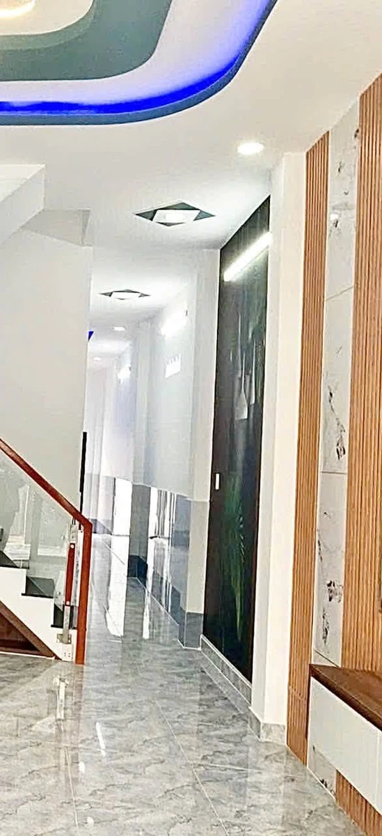 Bán nhà 1 trệt 1 lầu 4x26.7m đường xe hơi gần Ngã 3 Tân Kim, Bình Chánh - Ảnh thu nhỏ 2