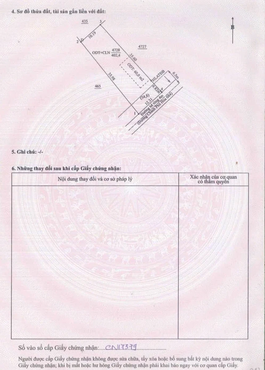 Bán đất 10x35m (60m² thổ cư) đường Chánh Phú Hòa 84, Bến Cát, giá 1,98 tỷ - Ảnh thu nhỏ 3