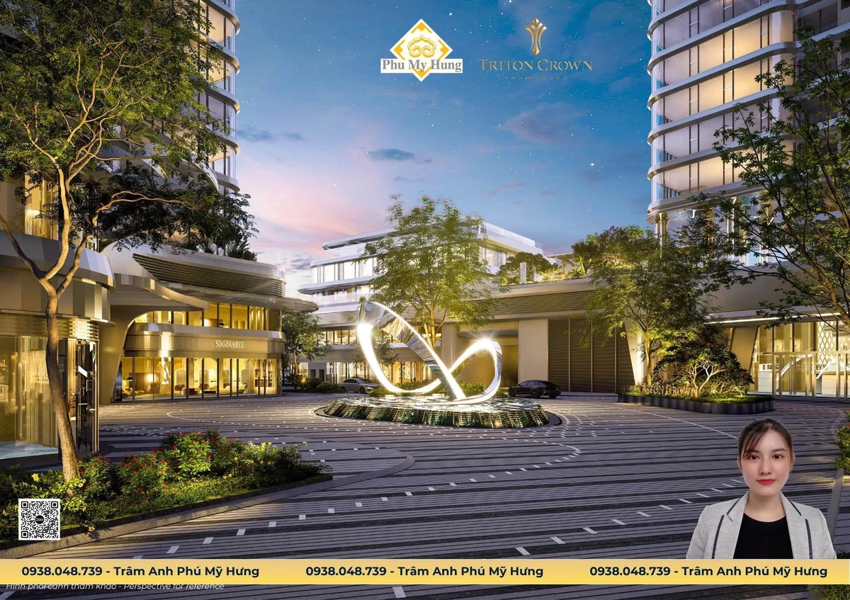 Bán căn hộ 1 phòng 59m² Triton Crown Phú Mỹ Hưng 13 tỷ - Ảnh thu nhỏ 2