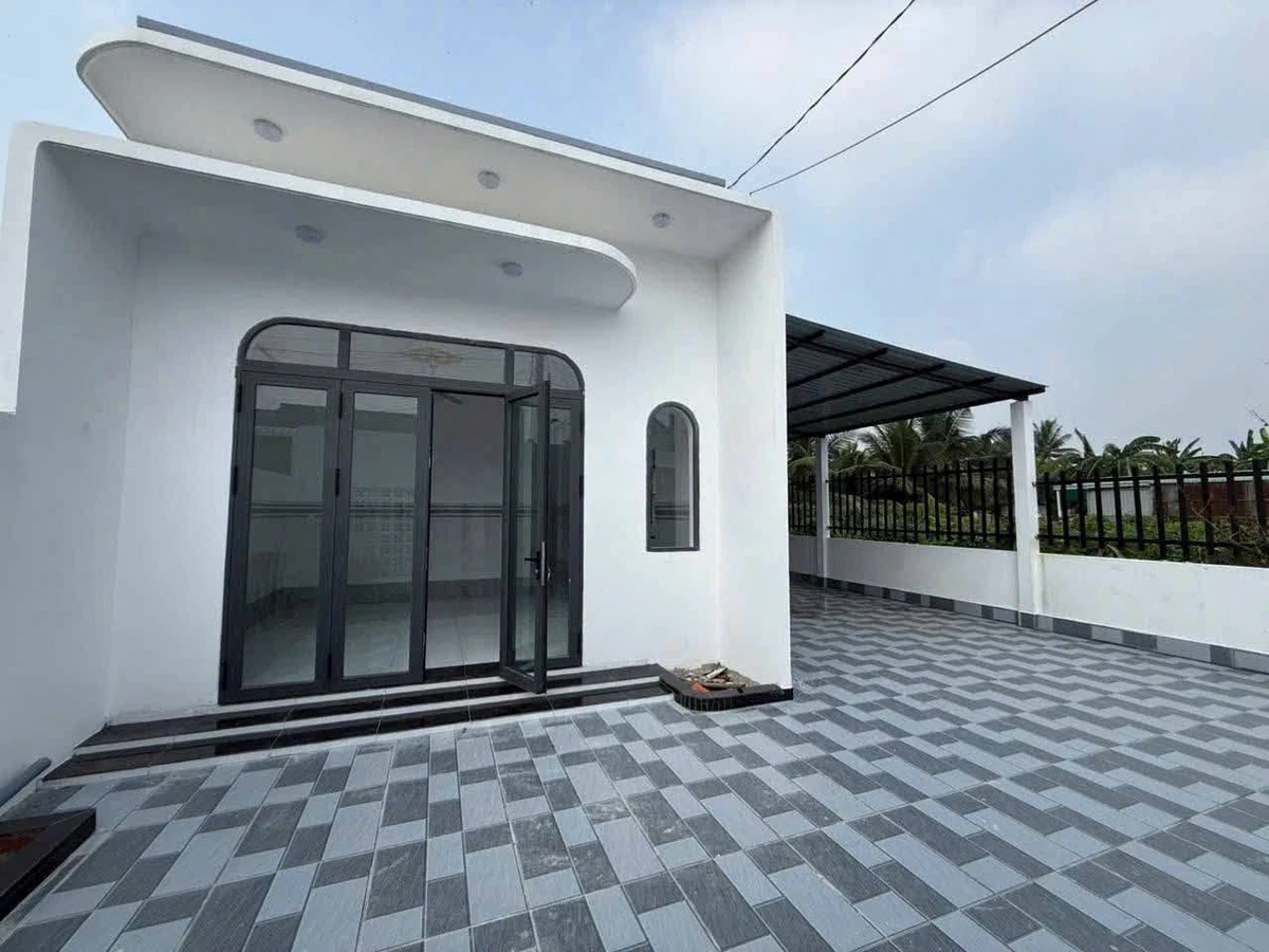 Bán nhà mới xây 10x22m, 2 phòng ngủ, sổ hồng riêng tại Thị trấn Tầm Vu, Châu Thành, Long An - Ảnh thu nhỏ 5