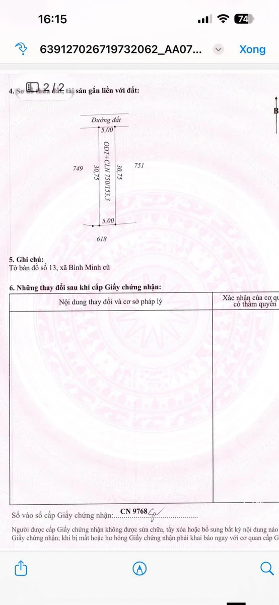 Bán đất nền 50m² Bình Minh Tây Ninh giá 199 triệu - Ảnh thu nhỏ 4