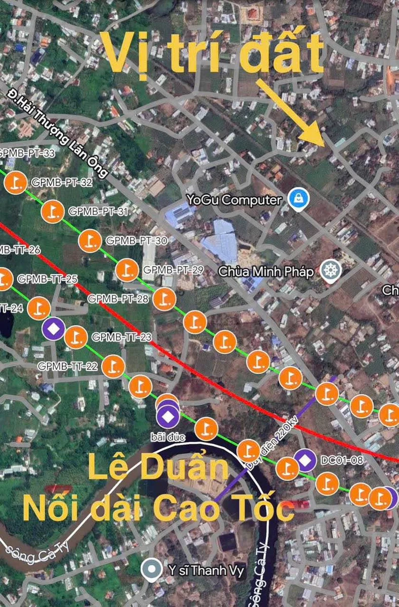 Bán lô đất thổ cư 100m² gần Khu Ga Lê Duẫn, Phan Thiết - Ảnh thu nhỏ 3