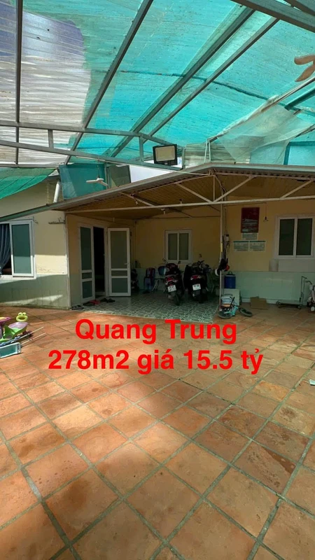 Bán nhà 300m2 đường Quang Trung, Đà Lạt 15.5 tỷ