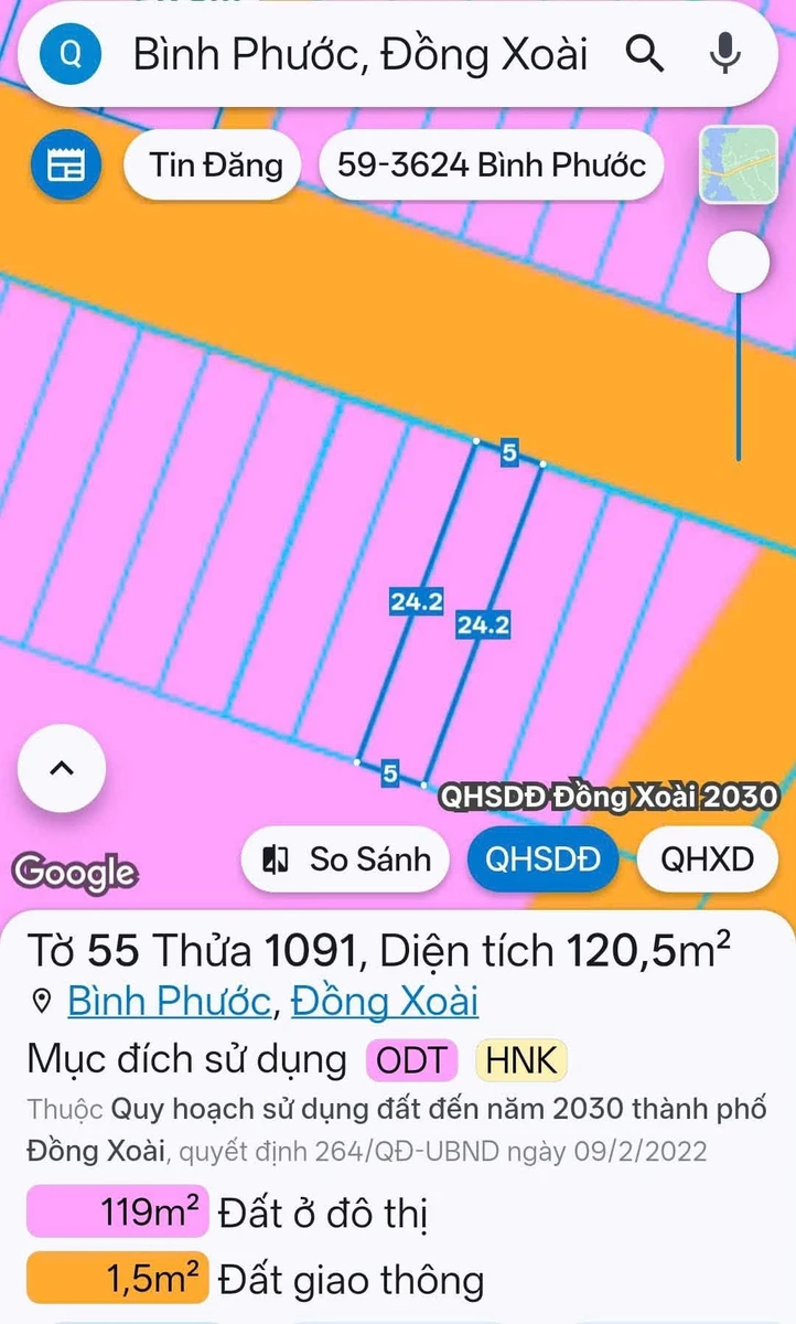 Bán đất Tiến Hưng gần công nghiệp 620 triệu - Ảnh thu nhỏ 4