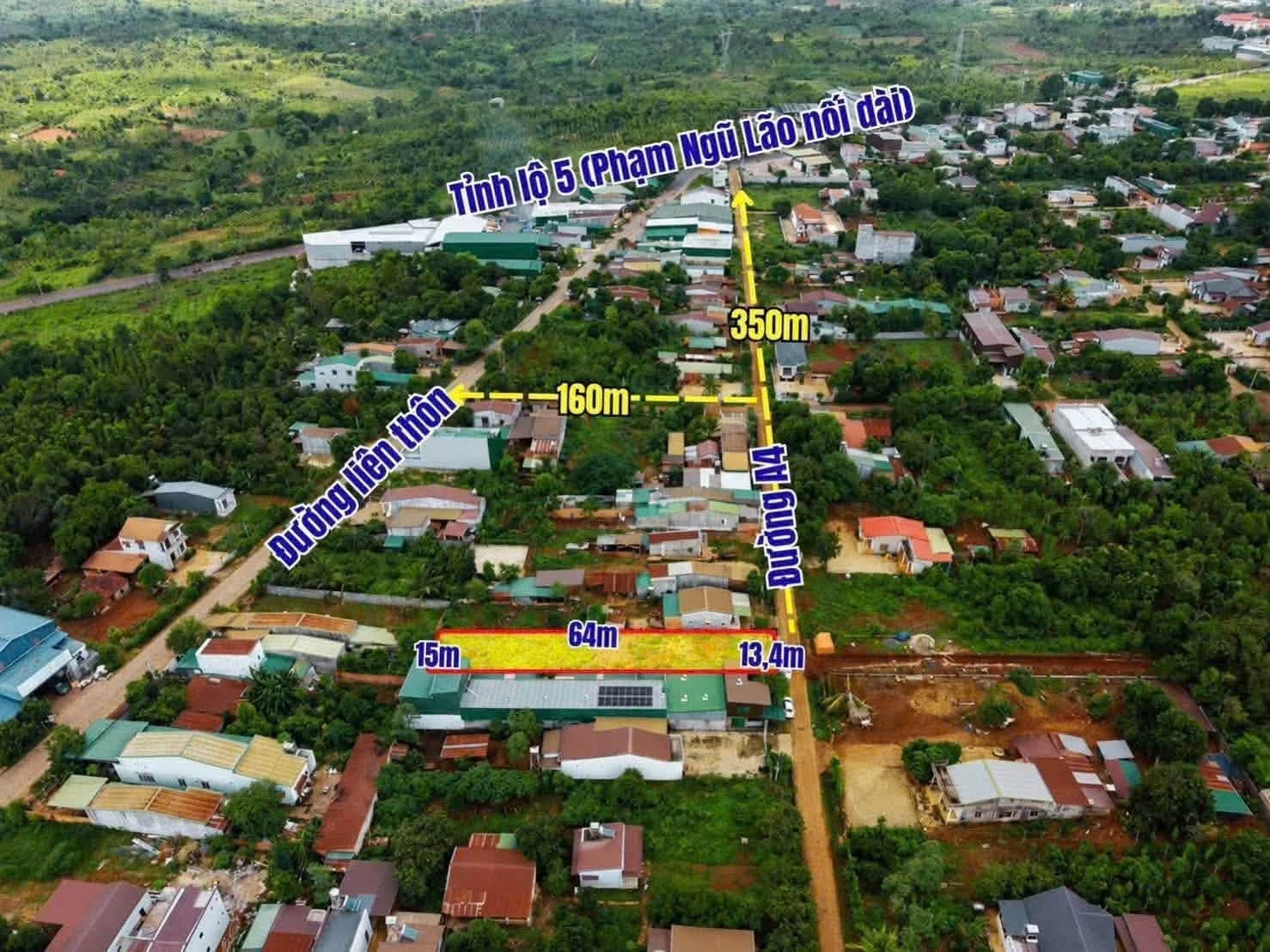 Bán đất gần 1 sào Cư Êbua Bình Dương giá 5,39 tỷ - Ảnh 1