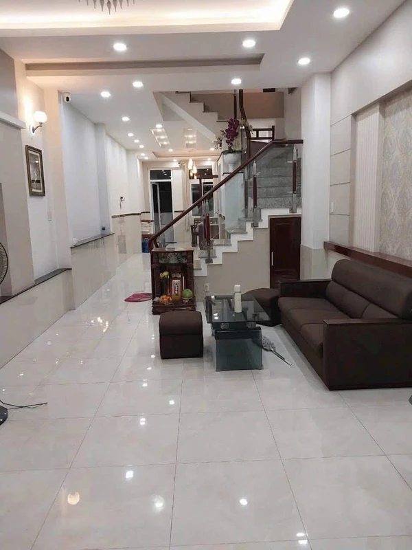 Cho thuê nhà mặt tiền 4x20m, 1 trệt 2 lầu, 4PN, KDC Bình Hưng gần bến xe Quận 8, 16 triệu/tháng