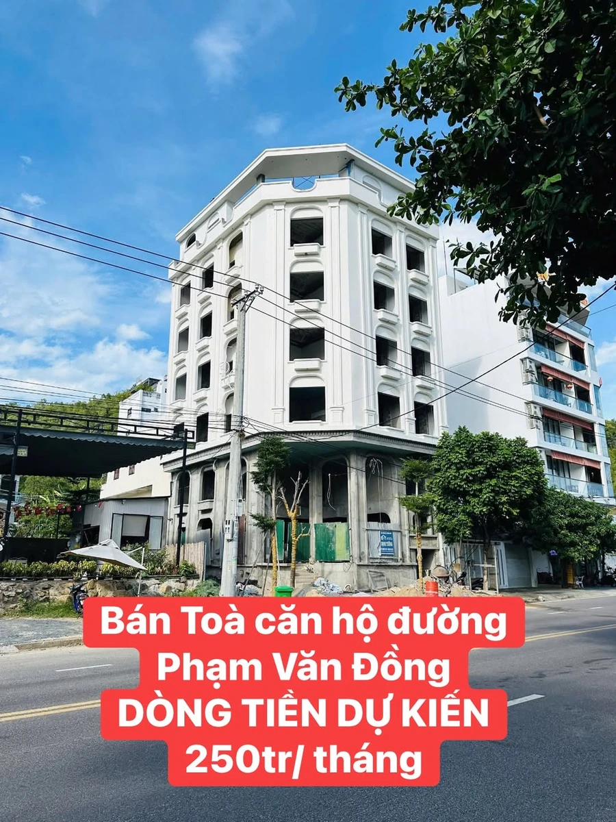Bán toà 25 phòng 2 mặt tiền Phạm Văn Đông Nha Trang 129m² 46 tỷ - Ảnh 1